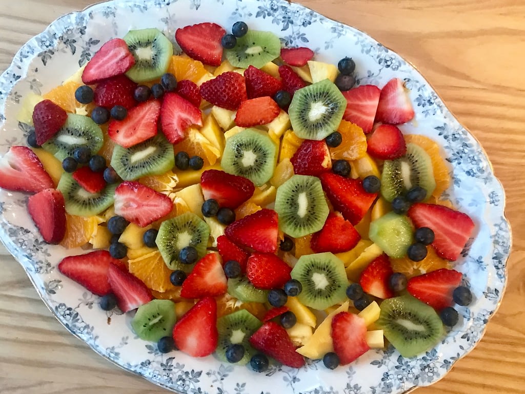 Strawberry, blueberry,
