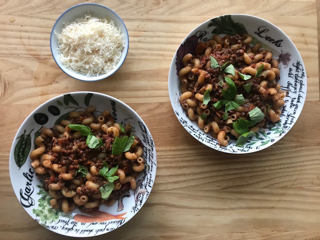 Vegetarian pasta