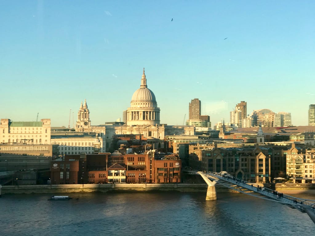 View from the Members' Room at Tate Modern