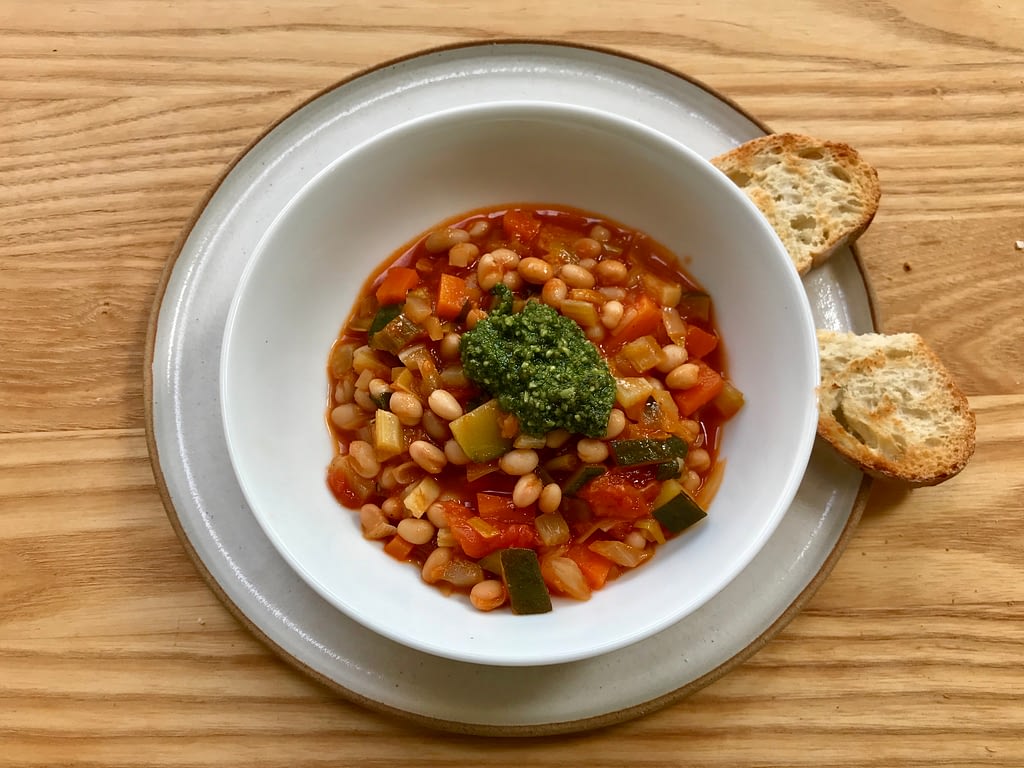 Mediterranean bean stew