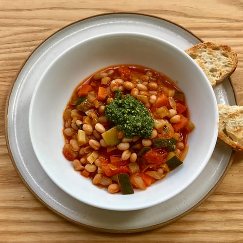 Mediterranean bean stew