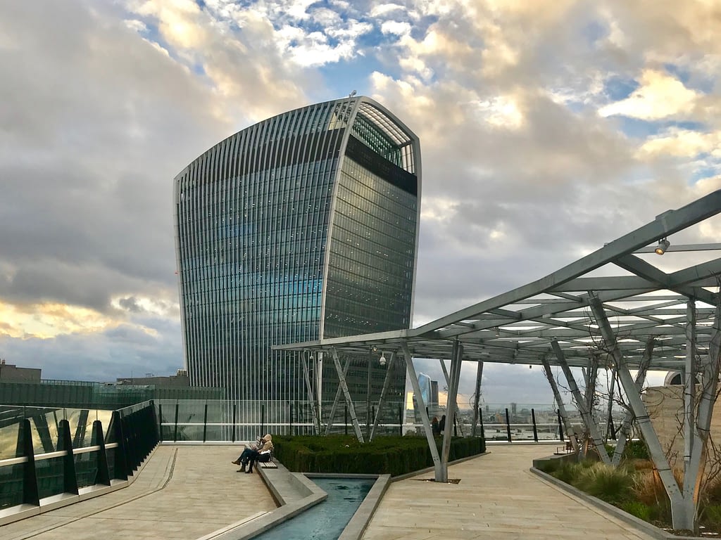 The rooftop garden at 120 Fenchurch St